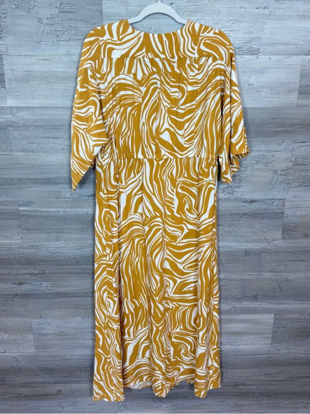 Soft Surroundings Abstract Zebra Button-Front Maxi Dress - Small - Picture 3 of 7